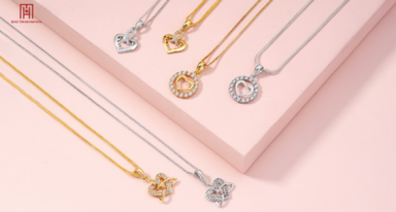 Top 4 dây chuyền vàng tặng nàng Valentine ngọt ngào