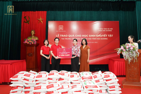 Bảo Tín Mạnh Hải đồng hành và tiếp sức cùng Trung tâm Bảo trợ Xã hội tỉnh Hải Dương.