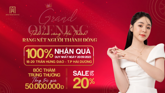 Chào Bảo Tín Mạnh Hải Hải Dương - Nhận siêu ưu đãi tới 20% -  Bốc thăm may mắn 100% có quà