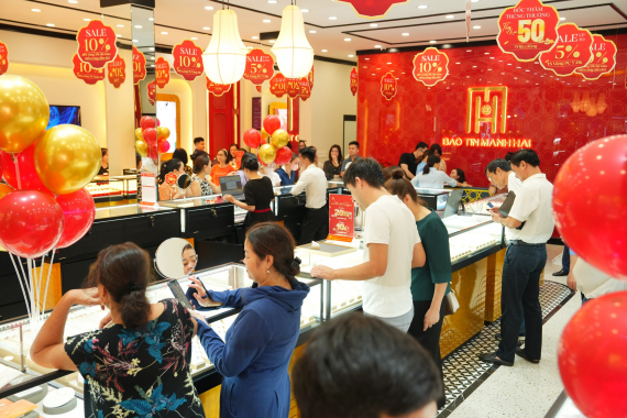 20/10 mua trang sức vàng Bảo Tín Mạnh Hải có cơ hội trúng iPhone 15 Promax!