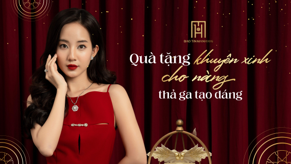 Quà tặng khuyên xinh cho nàng thả ga tạo dáng