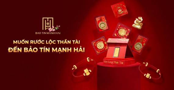 Bảo Tín Mạnh Hải tung loạt sản phẩm độc đáo ngày Thần Tài năm 2024
