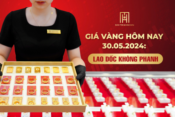 Giá vàng hôm nay (30.05.2024): SJC lao dốc không phanh, giảm gần 3 triệu đồng/lượng.