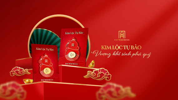 Thẻ vàng Kim Lộc Tụ Bảo - Vượng khí sinh phú quý