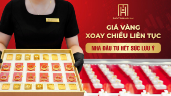 Giá vàng xoay chiều liên tục! Nhà đầu tư hết sức lưu ý