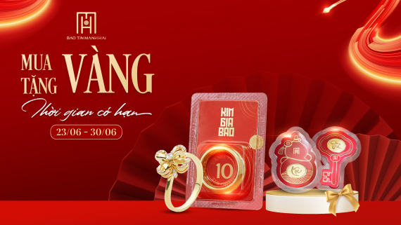 MUA VÀNG TẶNG VÀNG: ƯU ĐÃI VÀNG CHO THÁNG GIA ĐÌNH