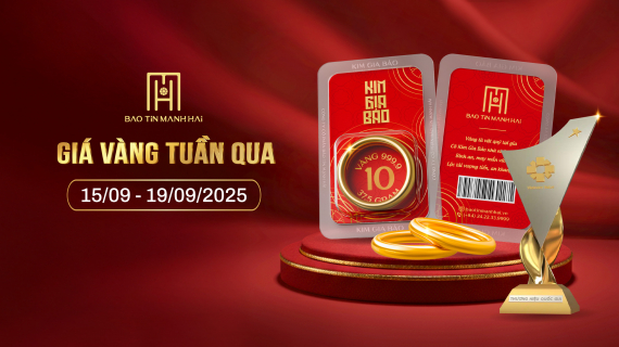BẢN TIN THỊ TRƯỜNG VÀNG (15/09 - 19/09/2025)