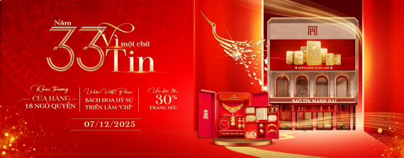 TRÂN BẢO VƯỢT THỜI GIAN - BẢO TÍN MẠNH HẢI KHAI TRƯƠNG CỬA HÀNG ĐỊNH CHUẨN MỚI VỀ TRẢI NGHIỆM CÙNG ƯU ĐÃI TRANGG SỨC TỚI 30%