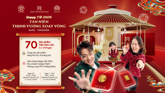 BẢO TÍN MẠNH HẢI ĐỒNG HÀNH CÙNG HAPPY TẾT 2026 TẠI HOÀNG THÀNH THĂNG LONG: KHÁM PHÁ KHÔNG GIAN "TÂN NIÊN THỊNH VƯỢNG"