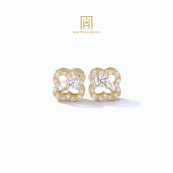 Bông tai phong cách Ý PYBTV10CZH-411003