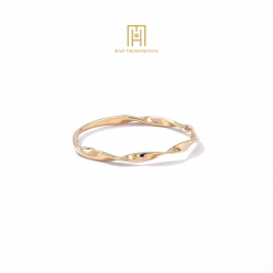 Nhẫn vàng phong cách Ý PYN1V10KD0-502001