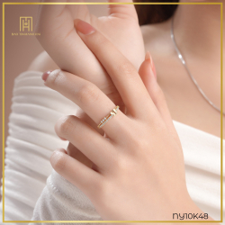 Nhẫn nữ PC Ý - 41.7 PYN1V10KDH-211019