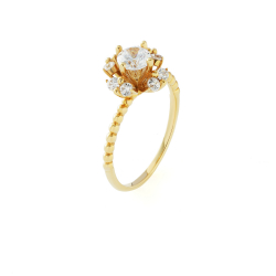 Nhẫn phong cách Ý. PYN1V18CZH-409051