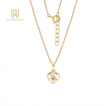 (NEW) Mặt dây Nhập Khẩu Hàn Quốc 14k  NHMAV14CZH-309004