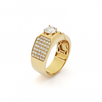 Nhẫn phong cách Ý. PYN1V10CZH-409061