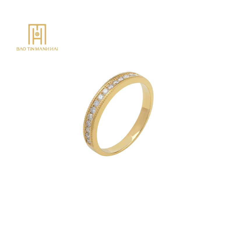 Nhẫn cưới vàng vàng- NCCNV14CZH-203002-NCCKV10KDN-208001