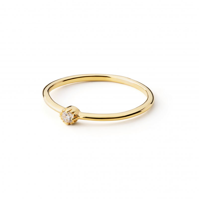 Nhẫn phong cách Ý. PYN1V10CZH-405001