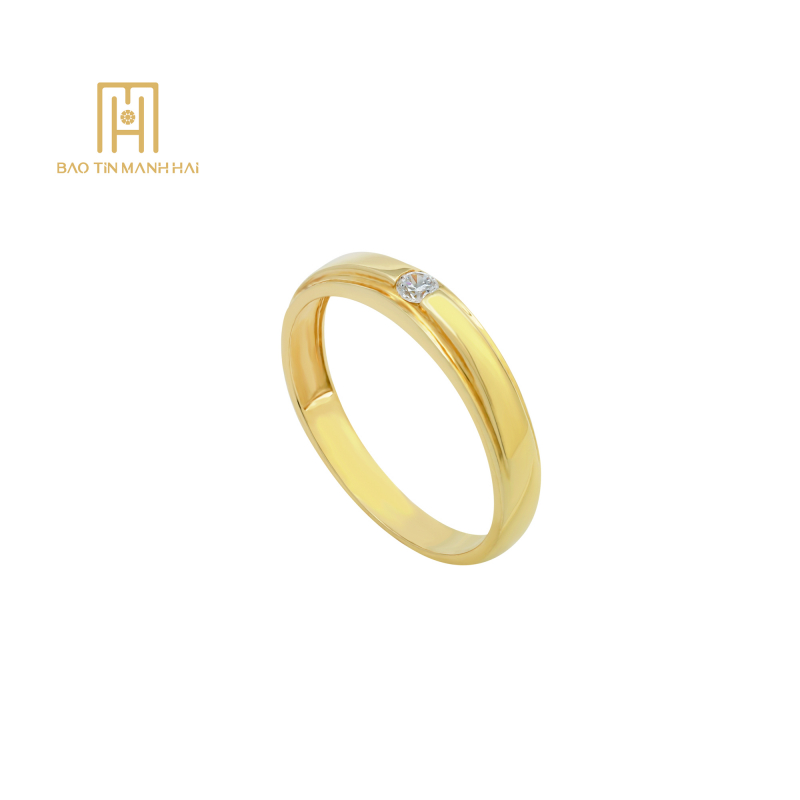 Nhẫn cưới vàng vàng- NCCNV14CZH-203002-NCCKV10KDN-208001