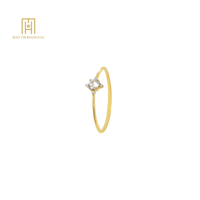 Nhẫn vàng PC Hàn Quốc PHN1V14CZH-205002