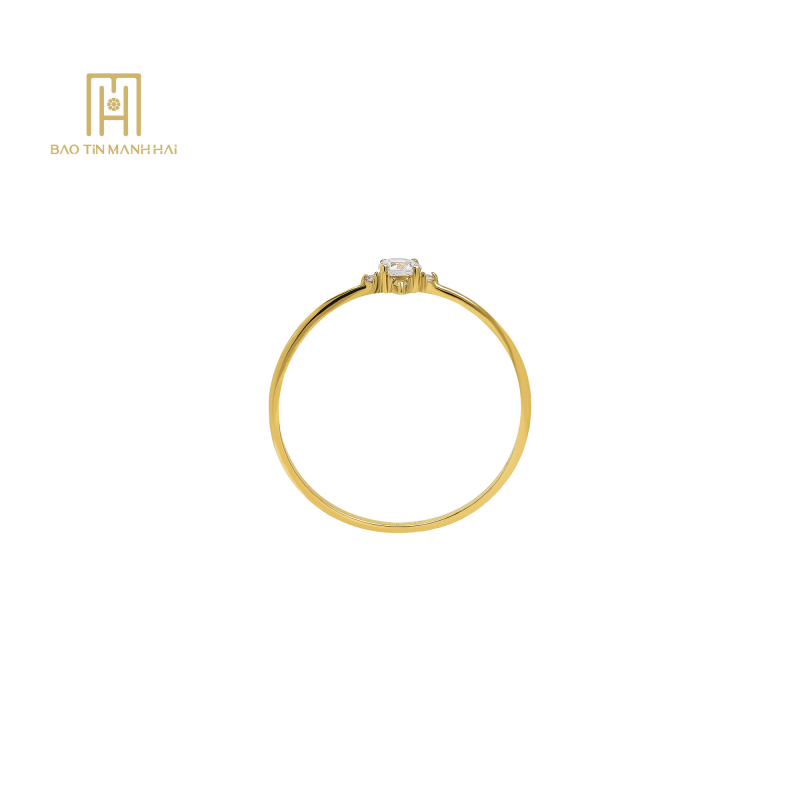 Nhẫn vàng PC Hàn Quốc PHN1V14CZH-205002