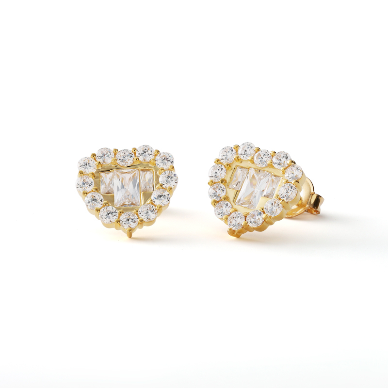 Bông tai phong cách Ý PYBTV10CZH-306001