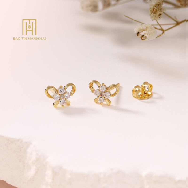 Bông tai phong cách Ý PYBTV10KDH-311005