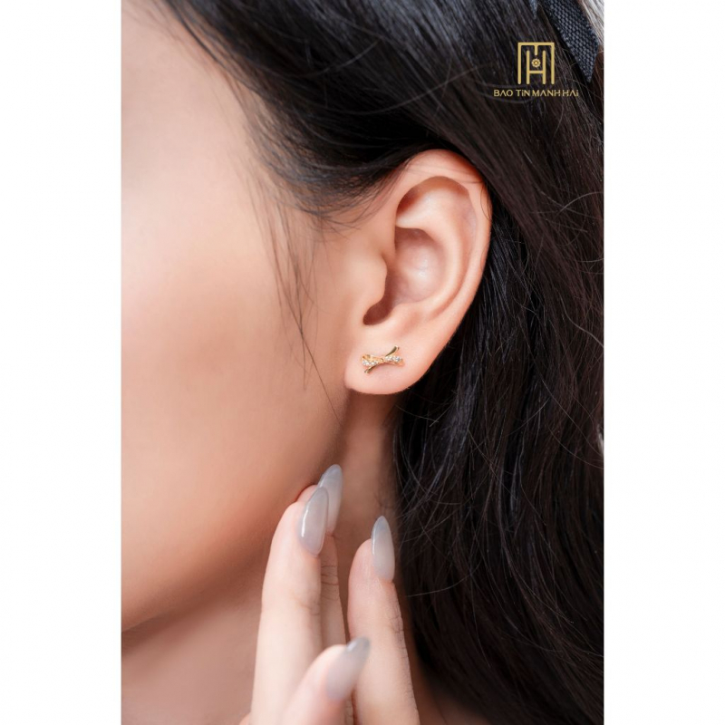 Bông tai phong cách Ý PYBTV10KDH-502048