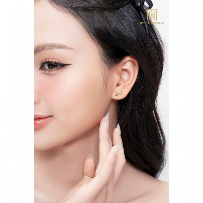 Bông tai phong cách Ý PYBTV10KDH-502048