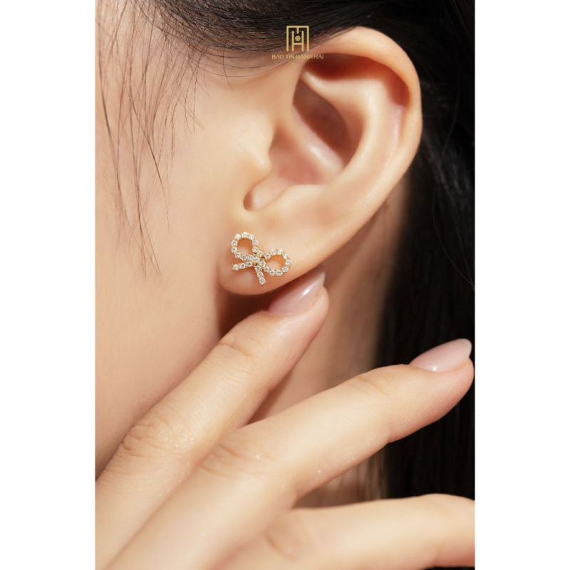 Bông tai phong cách Ý PYBTV10KDH-504012