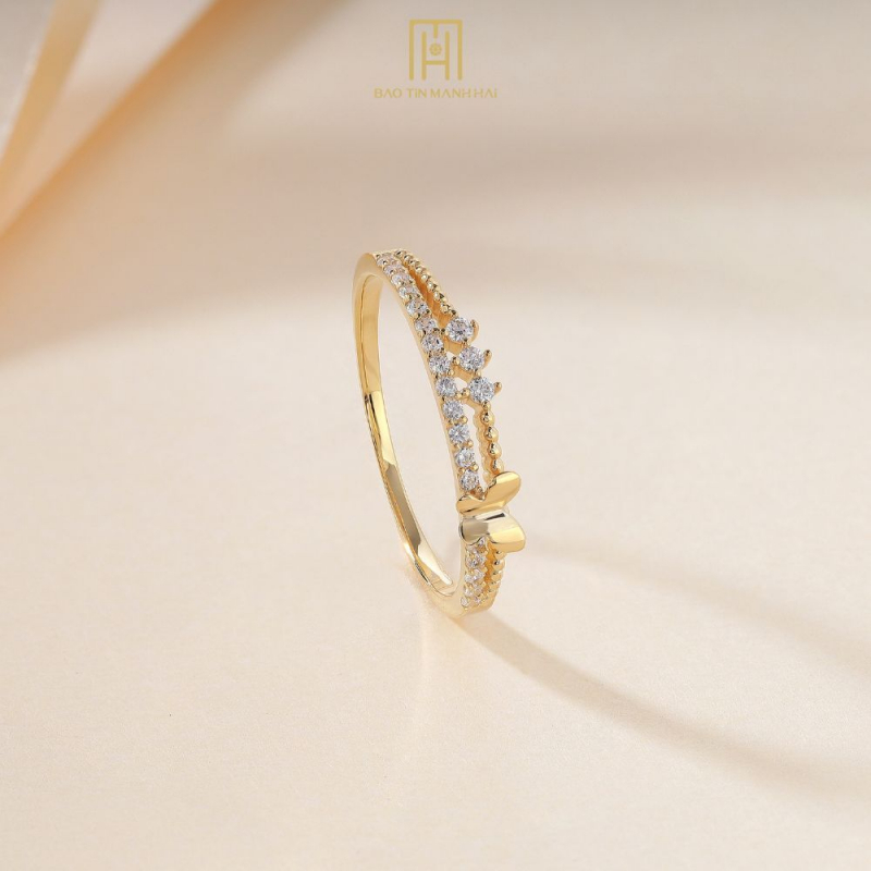 Nhẫn phong cách Ý PYN1V10KDH-302003